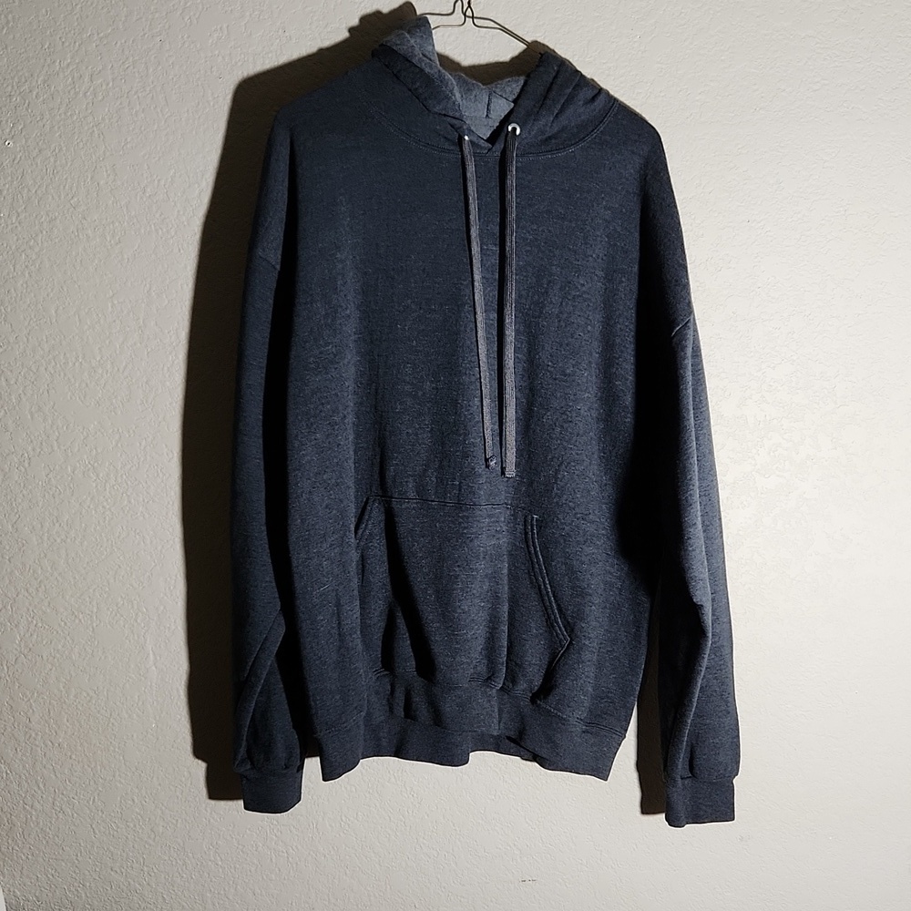 Athletic Works Sweatshirt Mens Hoodie Large ( 42-44 ) dark gray bluegray